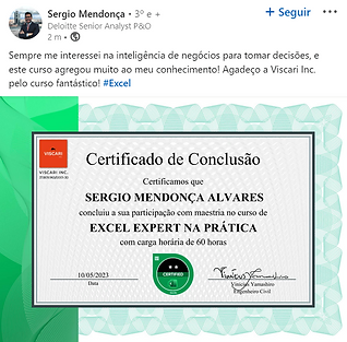 Review Curso Excel e PowerBi