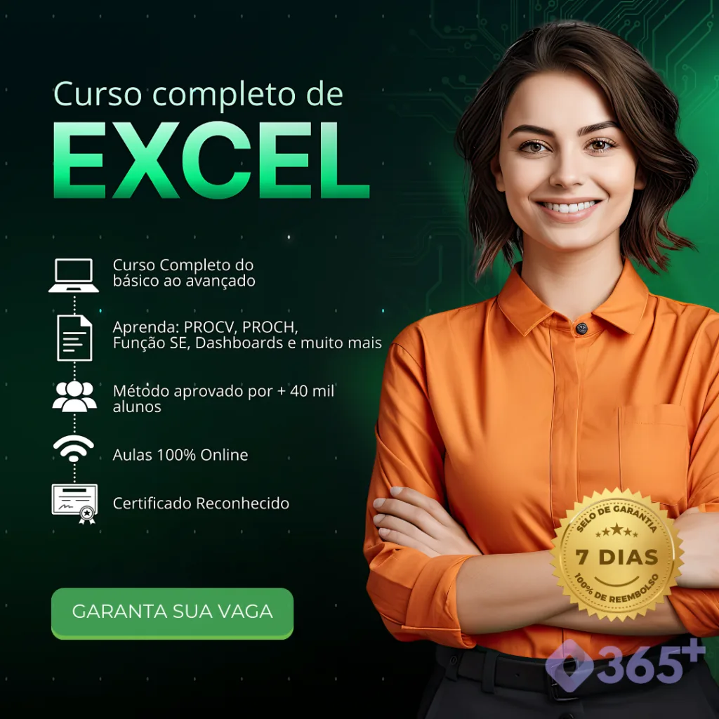 Curso de Excel do básico ao avançado