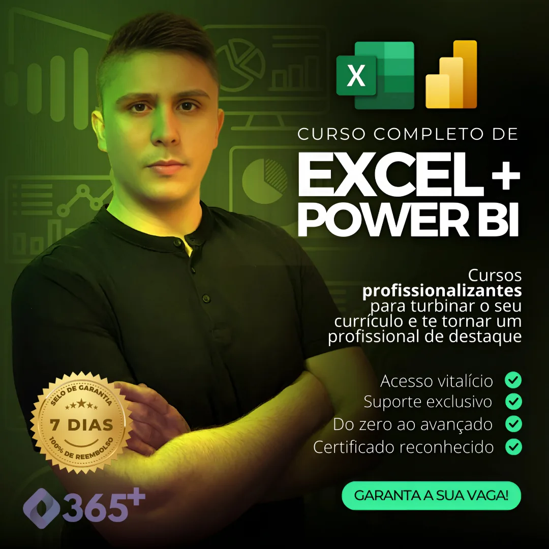 Curso Excel e PowerBi 365 plus